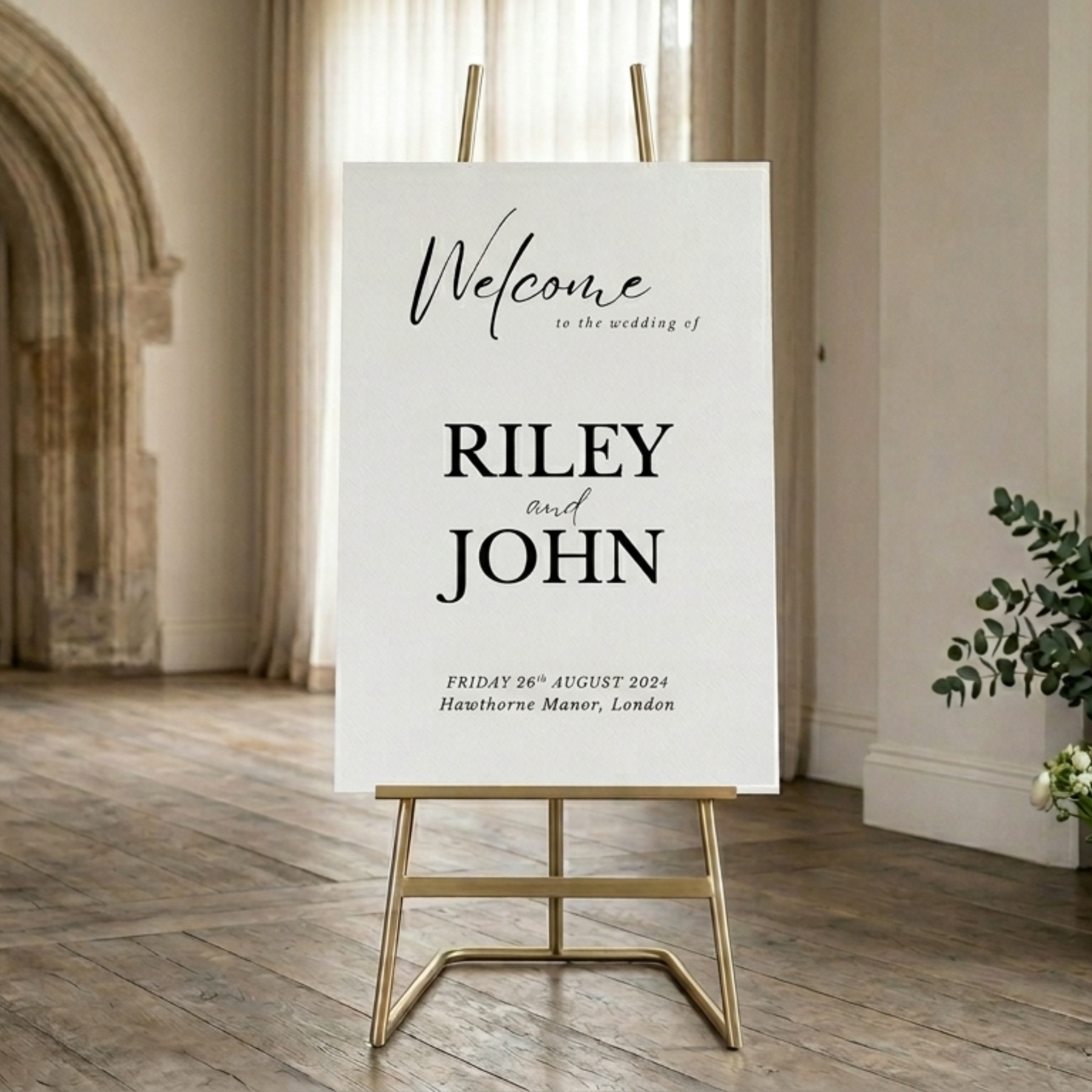 The Riley Welcome Sign