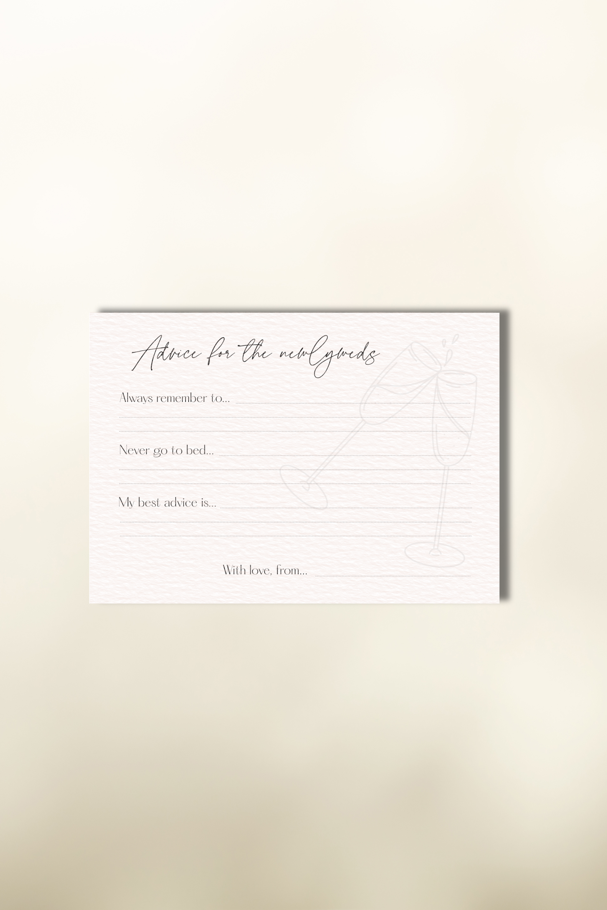 Advice for the Newlyweds