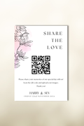 The Amara QR Code Photo Sign