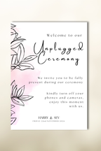 The Amara Unplugged Ceremony Sign