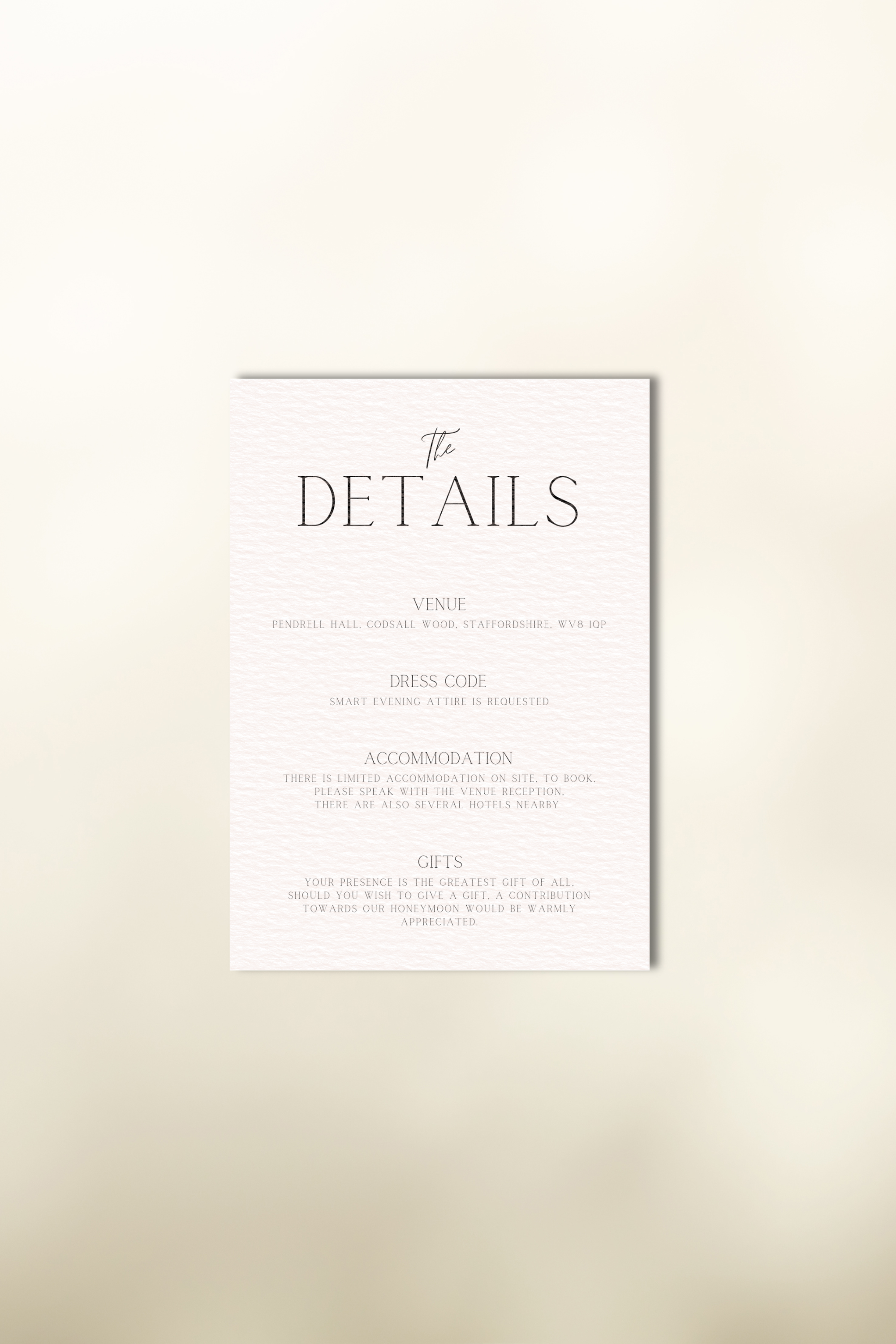 The Arcadia Invitation Suite