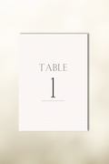 The Arcadia Table Numbers