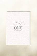 The Arcadia Table Numbers