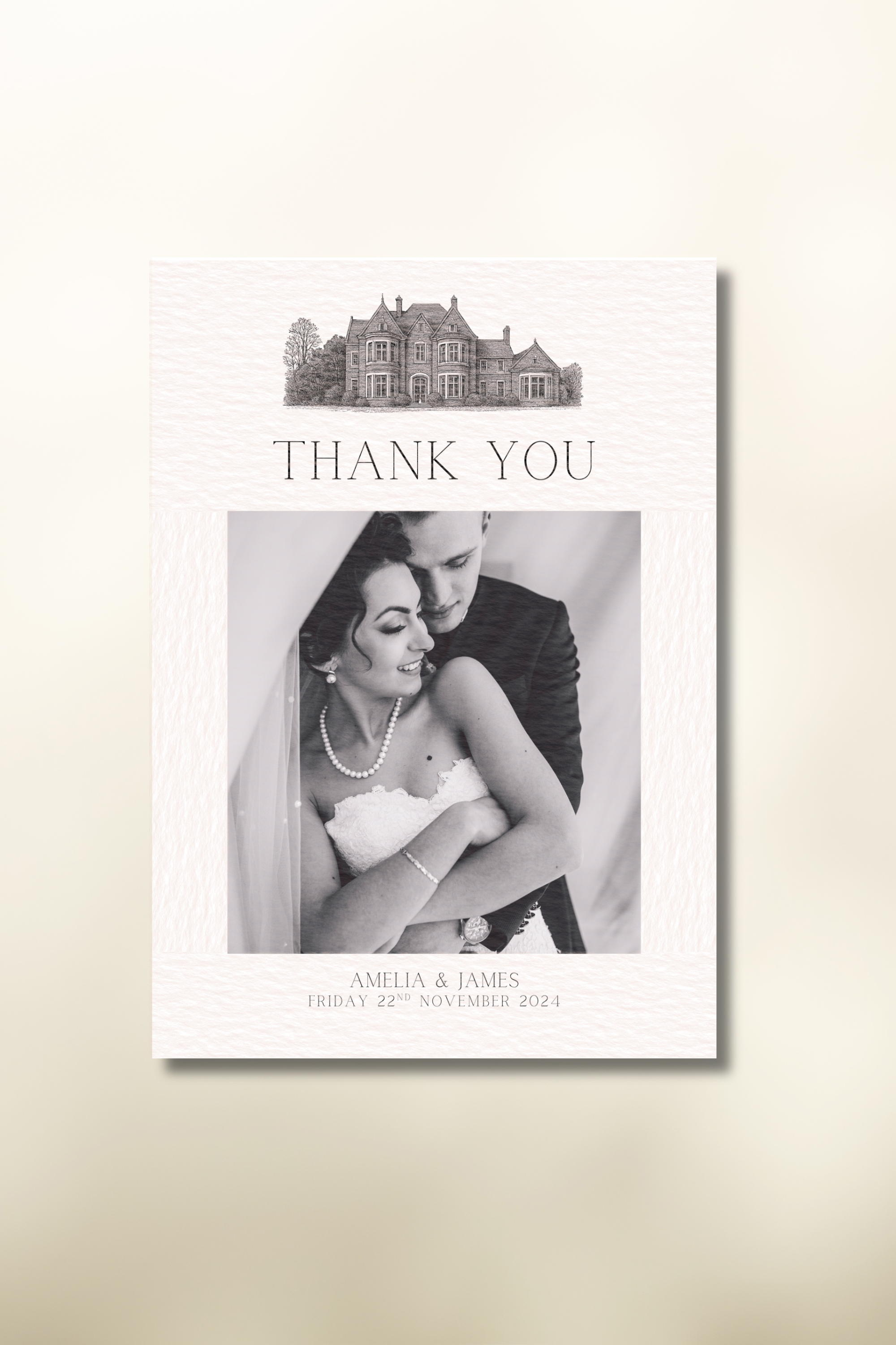 The Arcadia Thank You Card