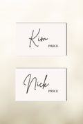 The Caldera Place Cards