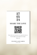 The Caldera QR Code Photo Sign