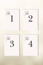 The Caldera Table Numbers