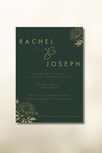 The Caramel Evening Reception Invitation