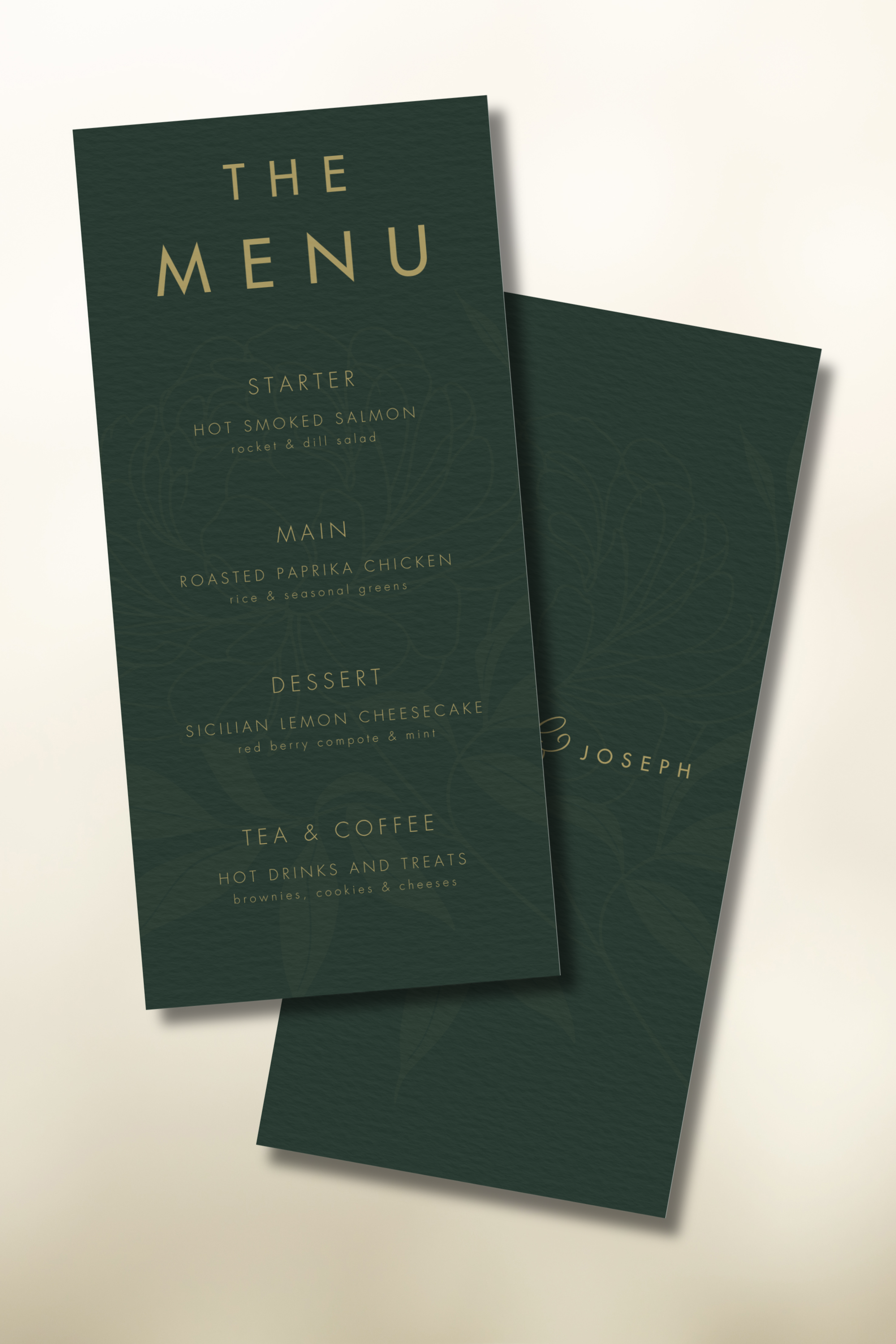 The Caramel Menu