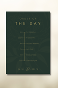The Caramel Order of the Day Sign
