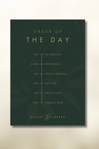 The Caramel Order of the Day Sign