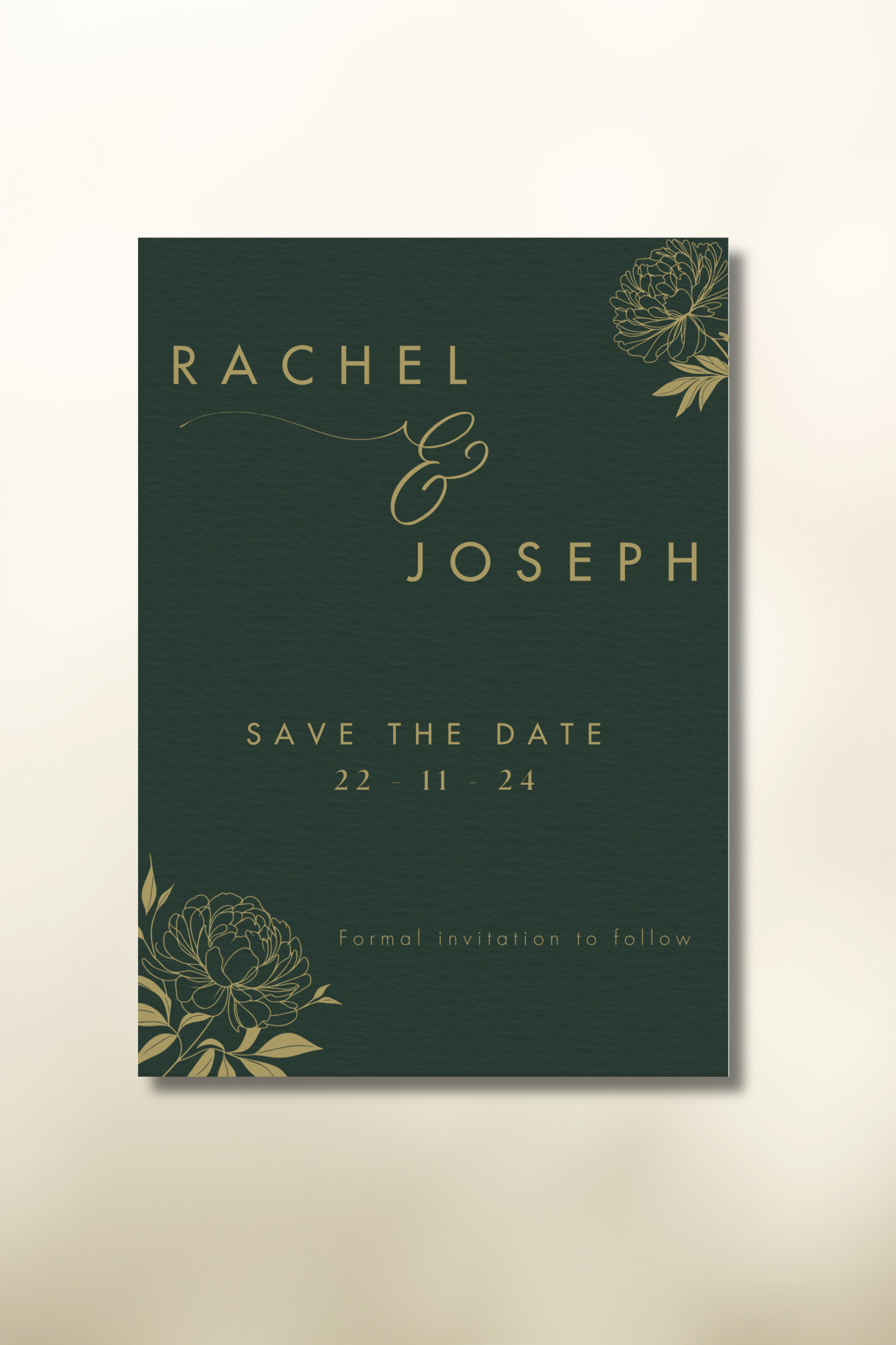 The Caramel Save the Date
