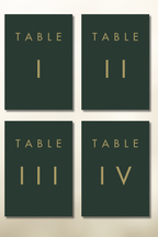 The Caramel Table Numbers