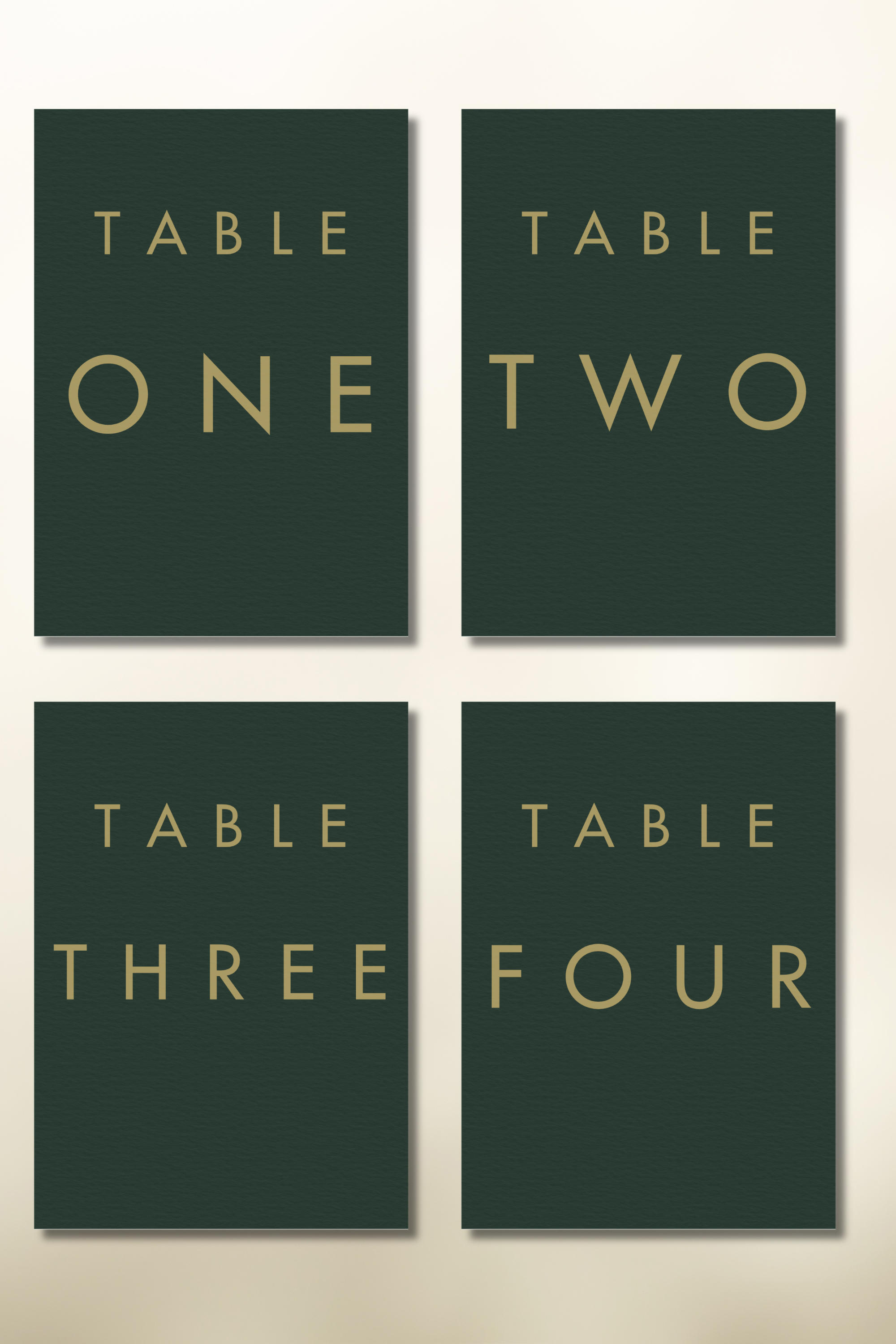 The Caramel Table Numbers