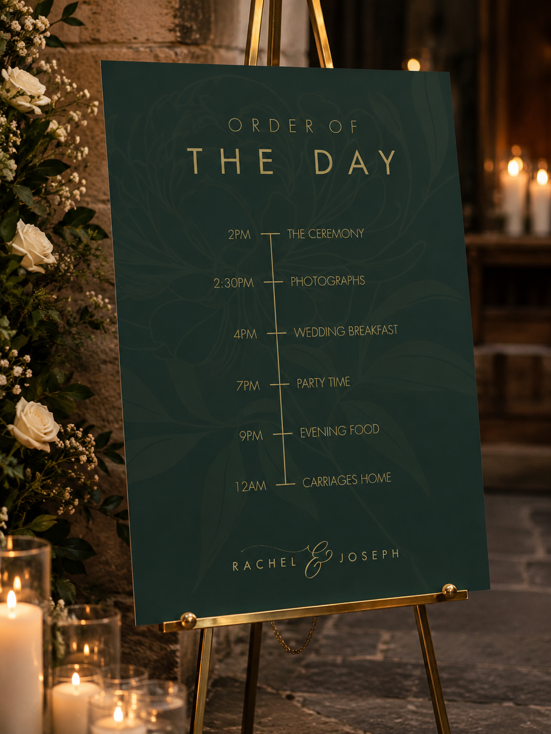 The Caramel Order of the Day Sign