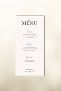 The Riley Menu