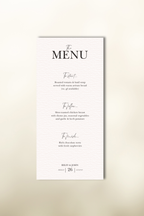 The Riley Menu
