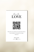The Riley QR Code Photo Sign