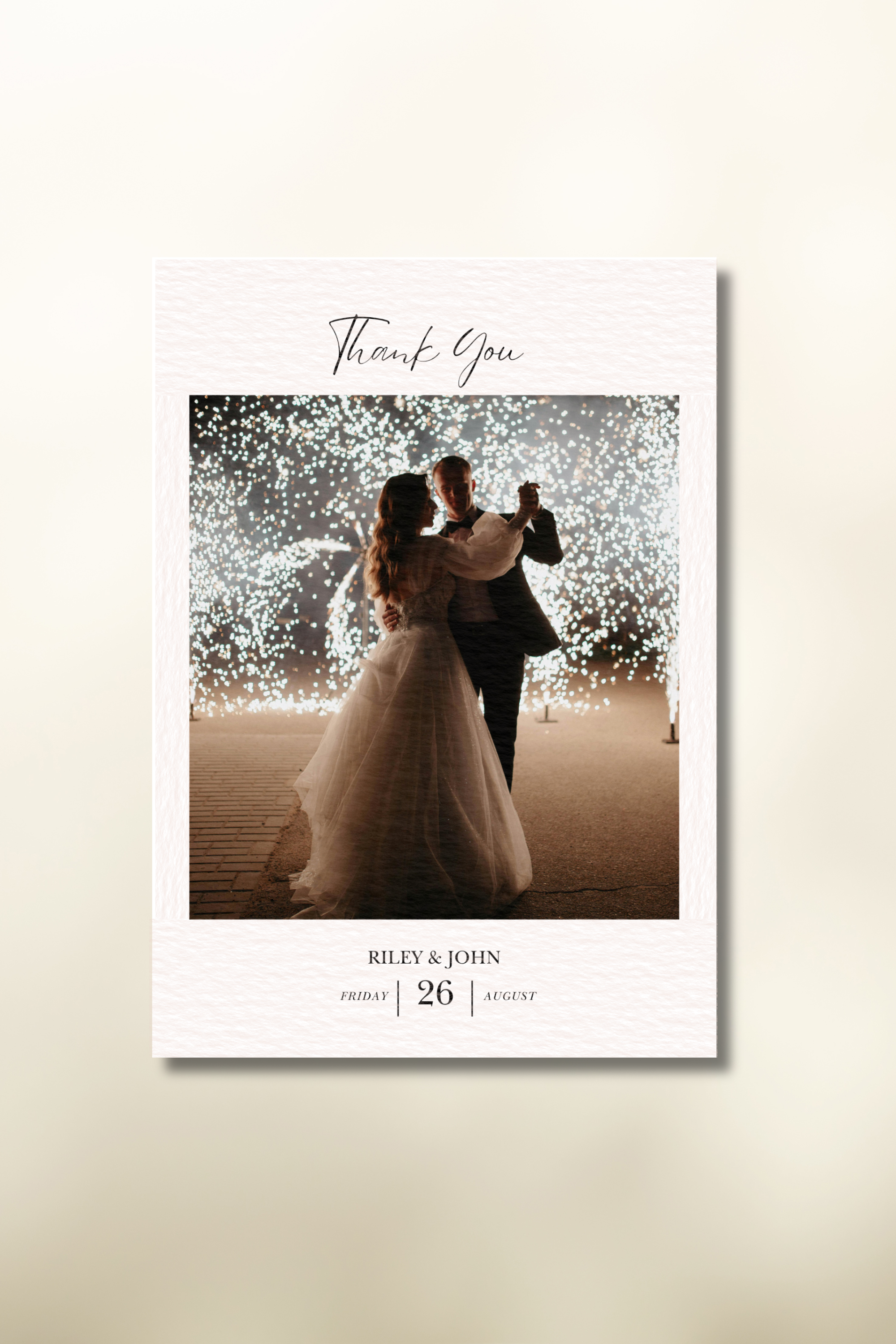 The Riley Thank You Card