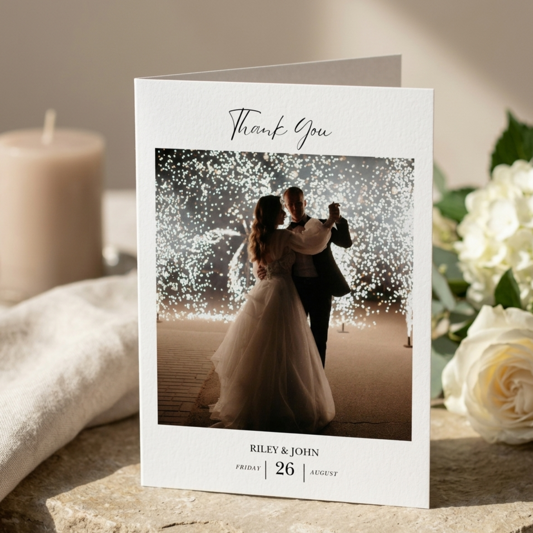 The Riley Thank You Card