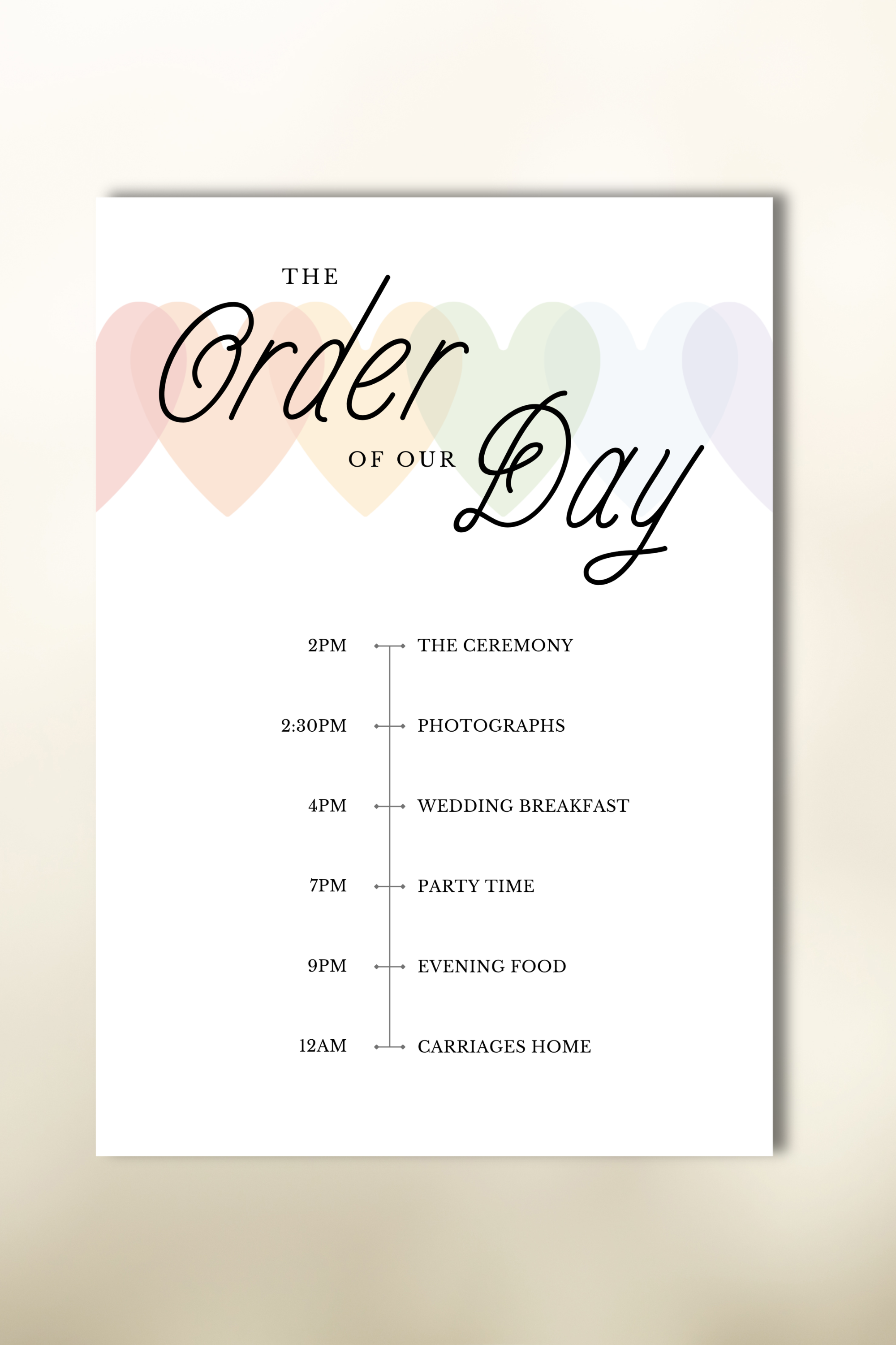 The Solace Order of the Day Sign