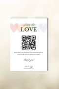 The Solace QR Code Photo Sign