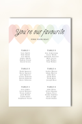 The Solace Seating Plan