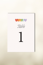 The Solace Table Numbers