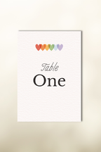 The Solace Table Numbers