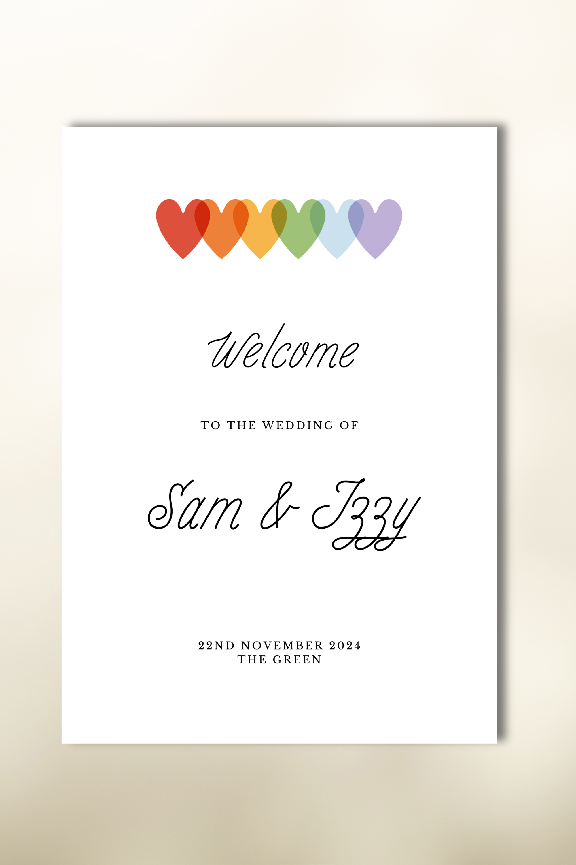 The Solace Welcome Sign