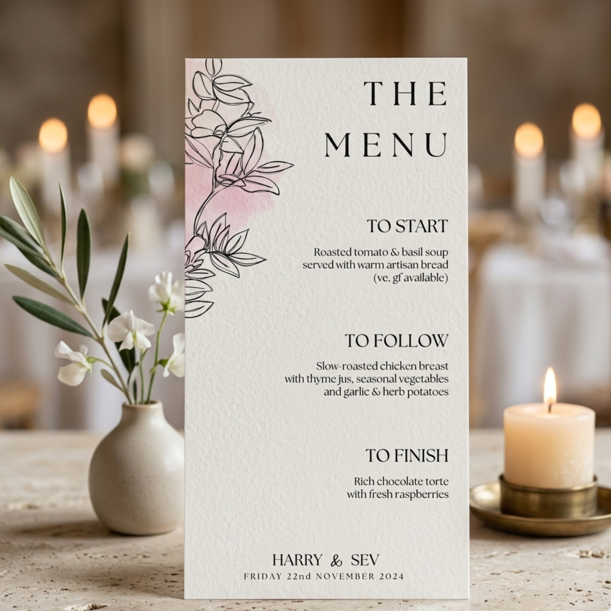 The Amara Menu