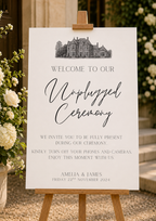 The Arcadia Unplugged Ceremony Sign