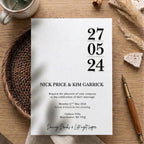 The Caldera Evening Reception Invitation