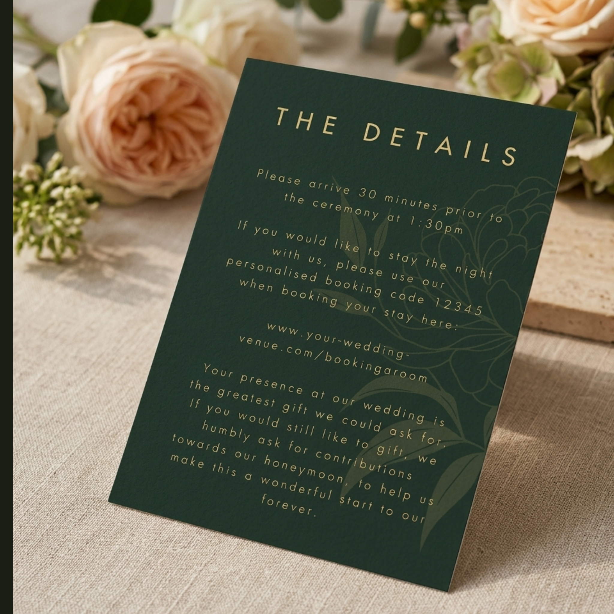 The Caramel Details Card