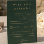 The Caramel RSVP Card