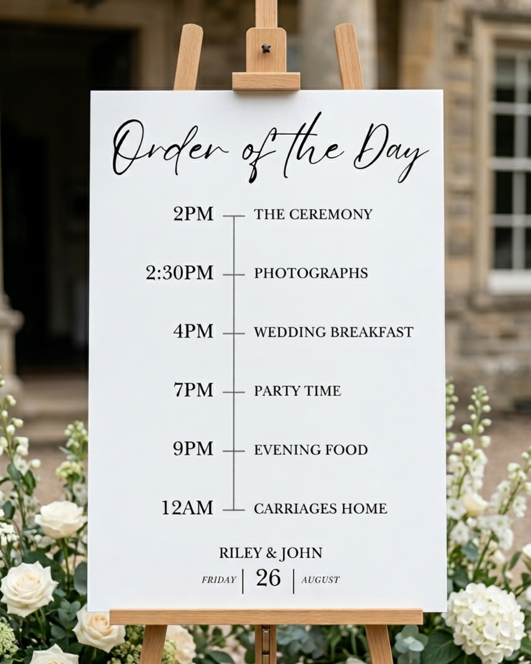 The Riley Order of the Day Sign